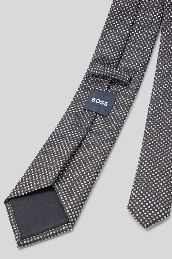 SILK MIX TIE BOSS - 260 BEIGE